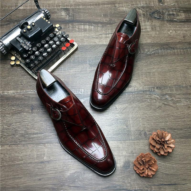 Large size men's shoes British business dress leather shoes Gege Casual men's single leather shoes