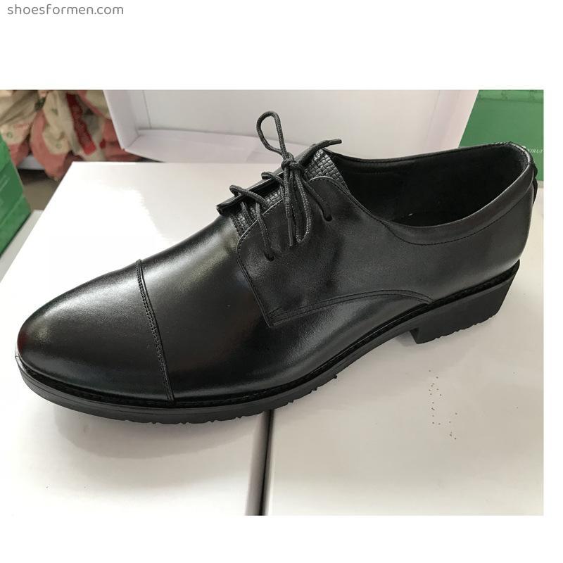 Leather men's shoes business dress classic three joint suits Derby office hotel shoes