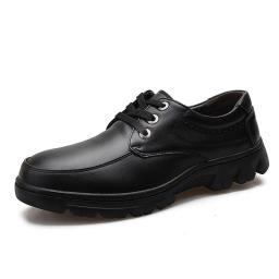 Leather shoes male Big Head business leisure increases retro shoes