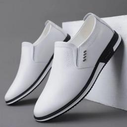 Leather shoes men's new white shoes men's shoes men's shoes black men's shoes trend wild spring autumn