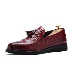 Lefu Shoes Men's Shoes Flat Sutu Chi Sui Fluton Sublok Men's Shoes Brock Leather Shoes Men's Foot