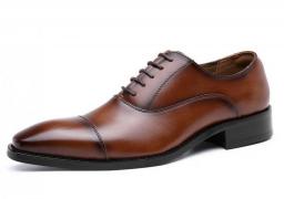 Leide leather shoes male business men's shoes strap men's leather shoes rubber bottom leather shoes men's Oxford shoes