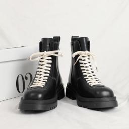 Locomotive men's high -top shoes British style smoke boots summer thin Martin boots men's tide spring and autumn boots men