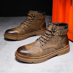 Martin boots male high-top British wind shoes autumn and winter men's shoes in the shoes for men's shoes boots