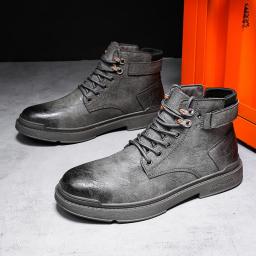 Martin Boots Male High-top British Wind Shoes Autumn And Winter Men's Shoes In The Shoes For Men's Shoes Boots
