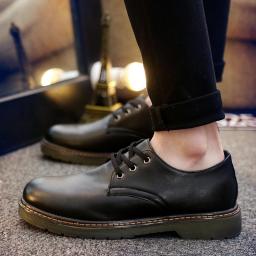 Men's Shoes Retro Works Shoes British Business Casual Small Sweet Shoes Fashion Trend Big Shoes Low Bad Couple Martin Boots