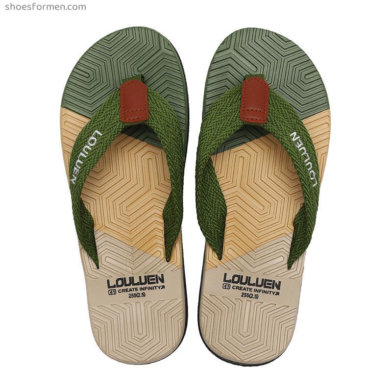 Men's Word Slippers Summer 2022 New Wear Beach Shoes Men's Equity Cold Tract Home