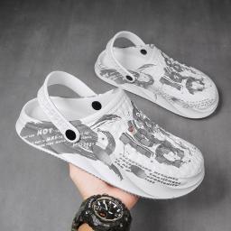 Men's Cave Shoes Anti-slip Beach Sandals Men's Casual Sandals And Slippers Personality Bag Skates Men And Summer Trend
