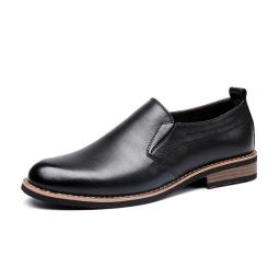 Men's leather shoes 2022 new autumn formal dress business casual shoes fashion British leather men's shoes and shoes men