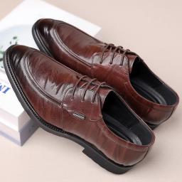 Men's leather shoes business dress leather casual men's head layer sheepskin men's soft leather British shoes