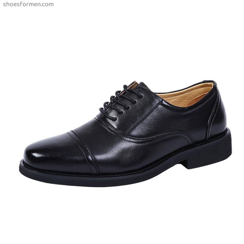 Men's leather shoes dress handmade shoes head kraft large size business casual men's shoes