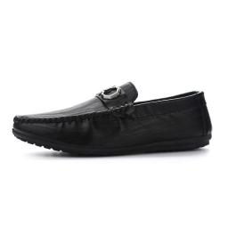 Men's Leather Shoes Men's Summer Breathable Trend Lazy People Kicking Driving Men's Shoes Year New Bean Shoes Spring