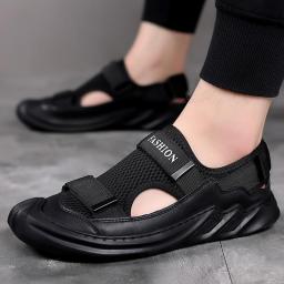 Men's sandals soft 2022 summer new Vietnamese Roman beach shoe head breathable outdoor casual shoes trend