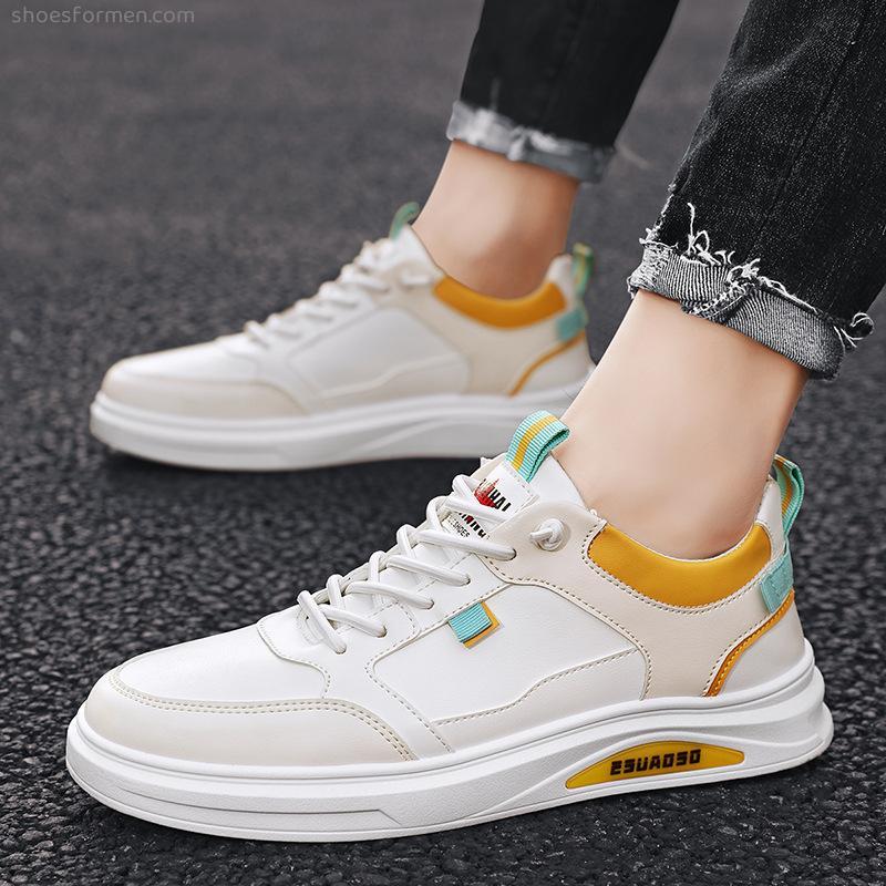Men's shoes 2022 Spring new casual white shoes Student Korean trend skate shoes men's sneakers low help