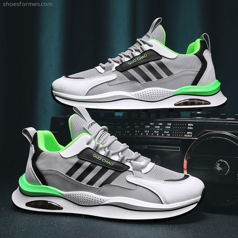 Men's shoes 2022 new summer mesh breathable leisure running shoes teen spring wild old tide shoes