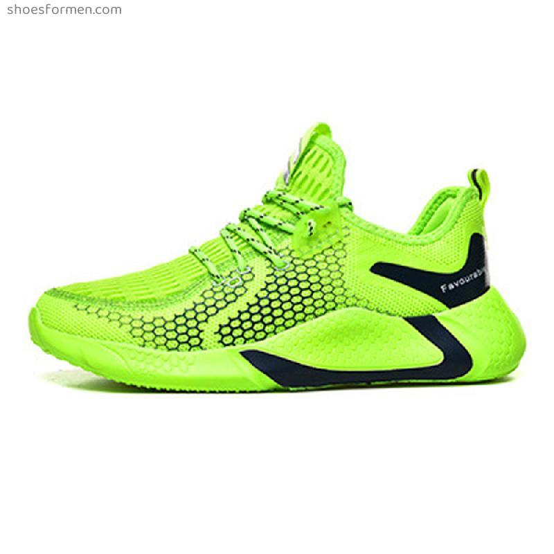 Men's shoes 2022 spring new flying shoes breathable casual shoes fashion men's sports shoes
