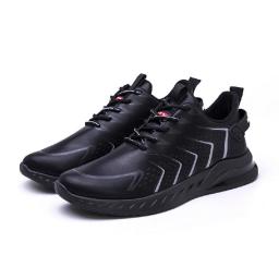 Men's shoes 2022 spring new flying shoes solid color air cushion bottom casual shoes fashion men's sports shoes