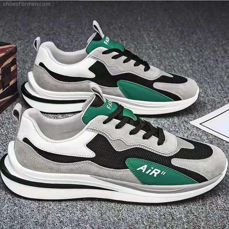 Men's shoes 2022 spring new shoes breathable soft bottom low -top casual shoes men's sports shoes