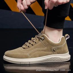 Men's Shoes Breathable British Trend Korean Version Of The Wild Casual Shoes Men's Shoes Outdoor Anti-slip Soft Bottom Sports Shoes