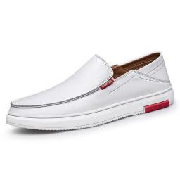 Men's shoes new fiber -skinned small white shoes breathable lovers shoe trend versatile men's casual shoes