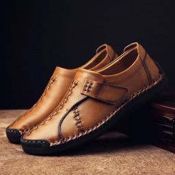 Men's shoes new lazy men's leather shoes handmade shoes men