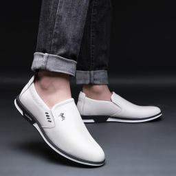 Men's shoes new summer men's casual shoes soft leather shoes PU leather pneumatic low -top small white shoes men's tide shoes