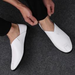 Men's shoes on large size summer new pointed shoes men's business casual leather shoes men low -top hairstyle tide shoes