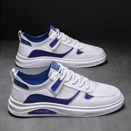Men's shoes spring and summer net cloth small white shoes men's trend plate shoes breathable casual sports tide shoes students 2022 new