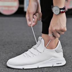 Men's Shoes Summer Net Shoes Men's Breathable Sneakers Men And Korean Version Of The Trend Casual Shoes Male Running Shoes