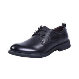Men's shoes winter dress shoes men's head layer cowhide wedding groom low to help breathable casual shoes