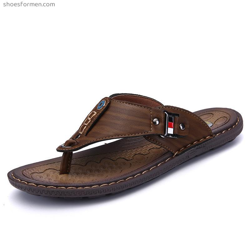 Men's slippers Summer 2022 new casual home slippers Large size men's characters drag trend beach shoes men