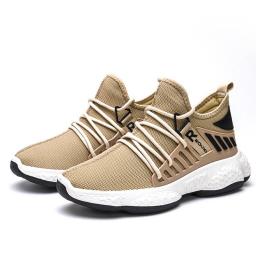 Men's sneakers 2022 Summer new fashion Korean version of tide shoes flying, ventilation casual shoes shoes men's shoes