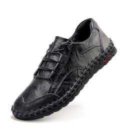 New casual men's shoes Doudou shoes trend leather shoes British casual leather shoes four seasons single shoes