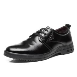 New men's business black leather shoes fashion men's shoes formal leather casual shoes