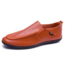 New men's shoes Doudou shoes men's Korean version of trendy casual leather shoes soft soles of soft soles lazy shoes