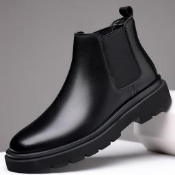 New Men's Shoes Martin Boots Marty's Boat Tobacco Boots High -top September High Sweet Shoes Chelsea Gong Boots Tide Men's Boots Leather Boots