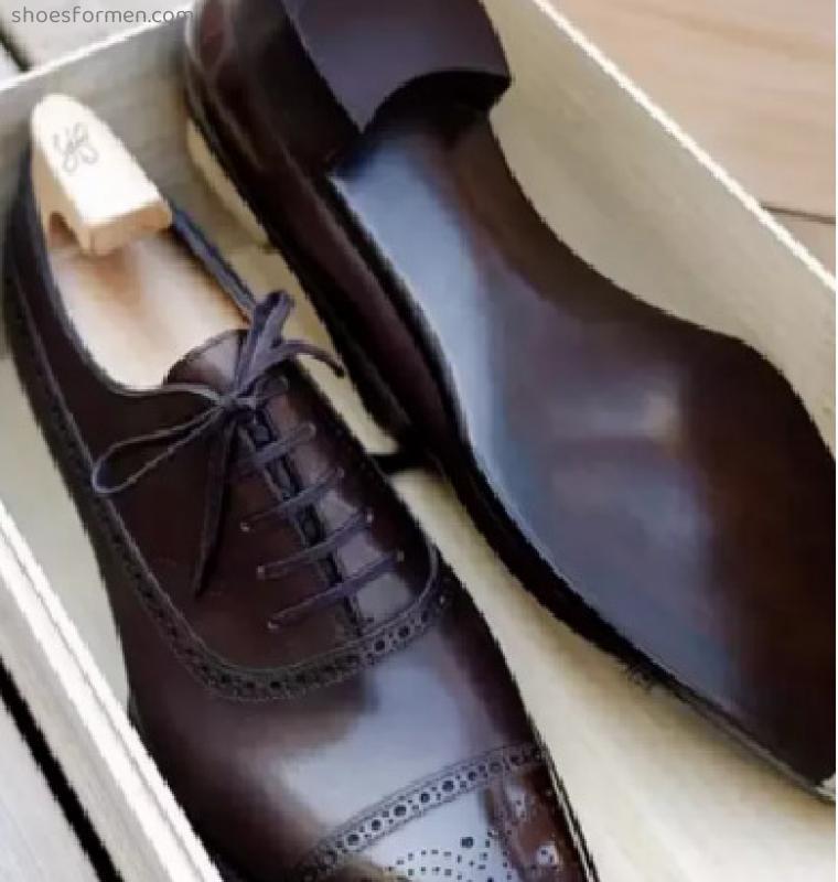 New men's shoes business facilities shoes trend British wind Bocke Oxford men's shoes shoes
