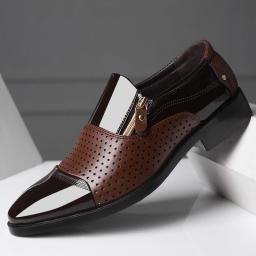 New spring and autumn large size men's shoes men's unique business casual British wind