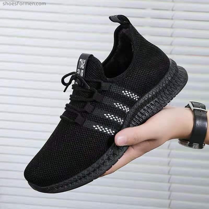 New spring and summer casual sports shoes men's mesh breathable trend student running shoes