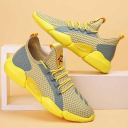 New Spring And Summer Casual Sports Shoes Men's Mesh Breathable Trend Student Running Shoes