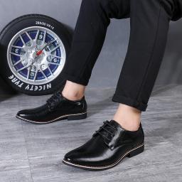 New spring men's fashion Korean version of the English shoes business men's shoes casual trend fashion single shoes