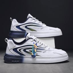 New street wear low -top color panel shoes trend Korean version of small white shoes 2022 summer youth fashion men's shoes