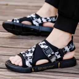 New summer camouflage sandals men's casual fashion outdoor Roman sports men's beach shoes