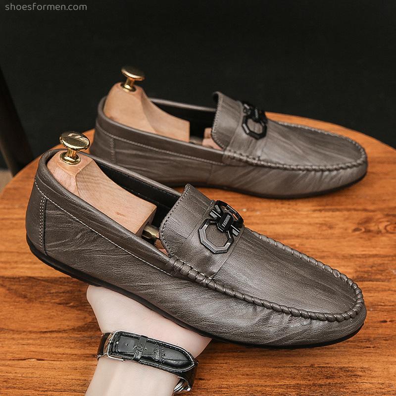 Peas shoes men's new summer breathable trend Korean shoes fashion wild casual hundred lazy men's shoes