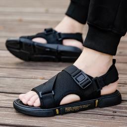 Sandals Male summer new men's slippers casual beach shoes sandals