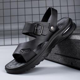 Sandals Men's Summer New Men's Demon Shoes Outdoors Drifid Illustrated Casual Slide Slip -thick Leisure Beach Shoes Men's Tide