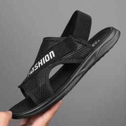 Sandals Men's summer 2022 New trendy woven, breathable, deodorant slippers Casual outdoor outdoor sandals