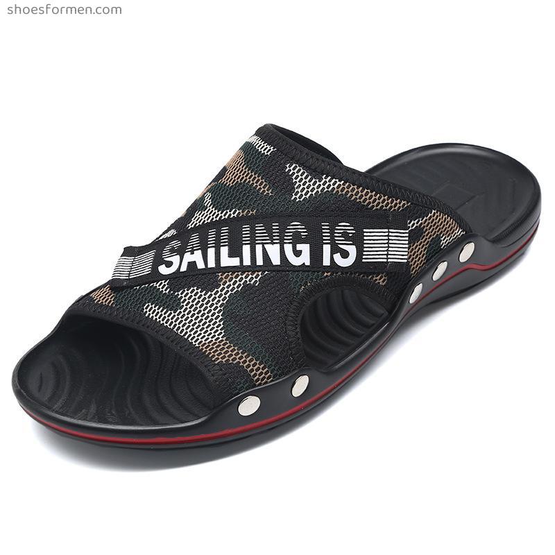Sandals Men 2022 new Korean slippers summer breathable sandals and slippers men's casual young words toward men's sandals