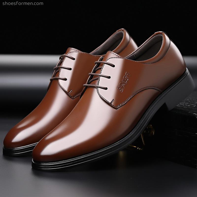 Sandals men's summer hollow, breathable leather soft bottom lace -up business positive leather sandals men's summer hole leather shoes