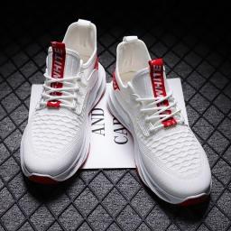 Shoes men 2022 spring new men's sneakers breathable casual shoes flying student shoes running shoes